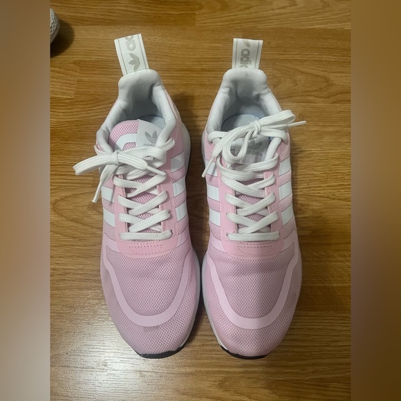 Adidas Women's Light Pink Sneakers(Size 7) - Picture 7 of 11